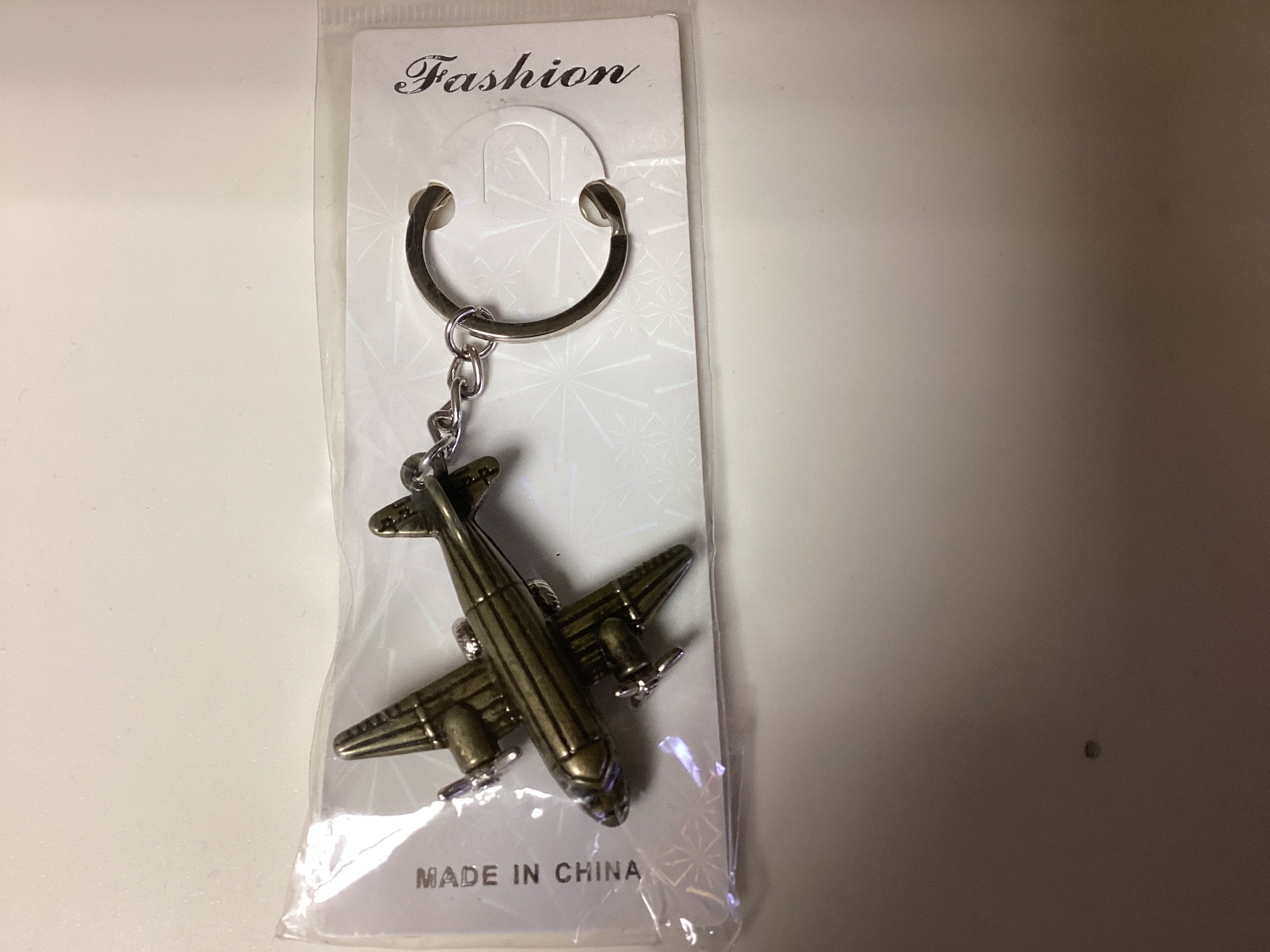 DC 3 Metal Key Chain
