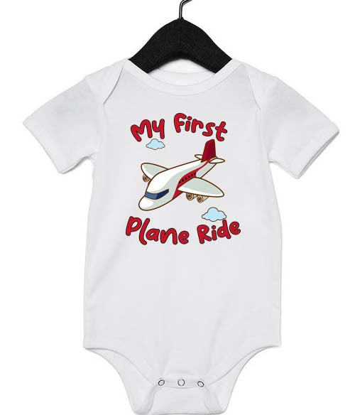 My First Plane Ride Infant Onesie