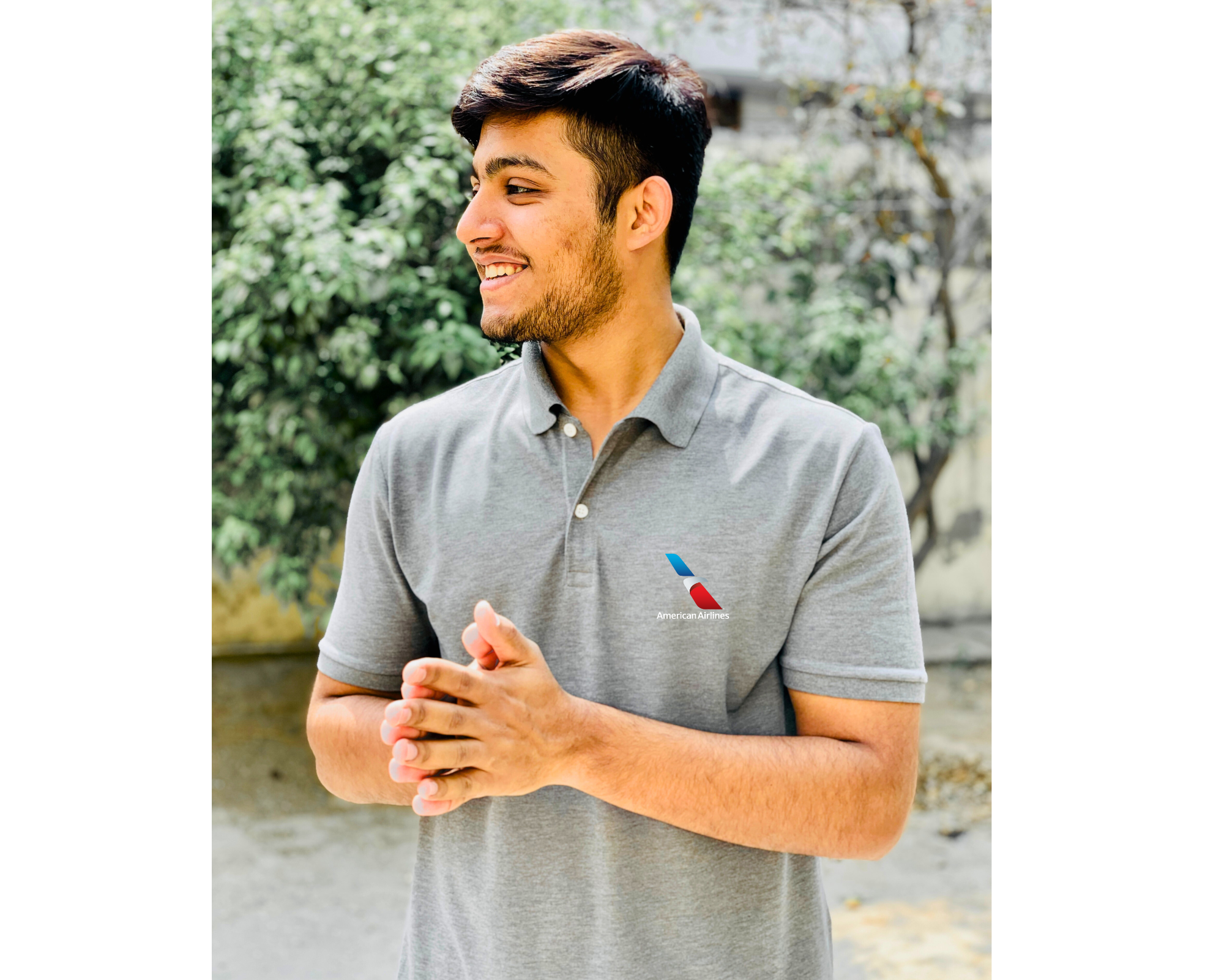 2013 AA Logo Cotton Embroidered Men's Polo