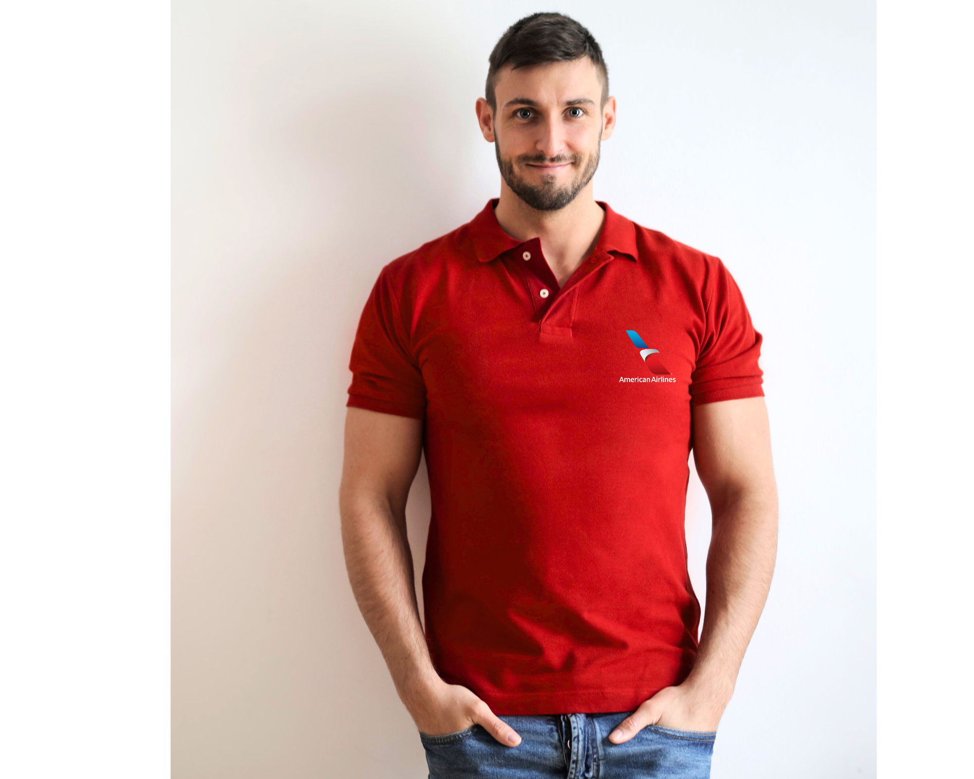 2013 AA Logo Cotton Embroidered Men's Polo