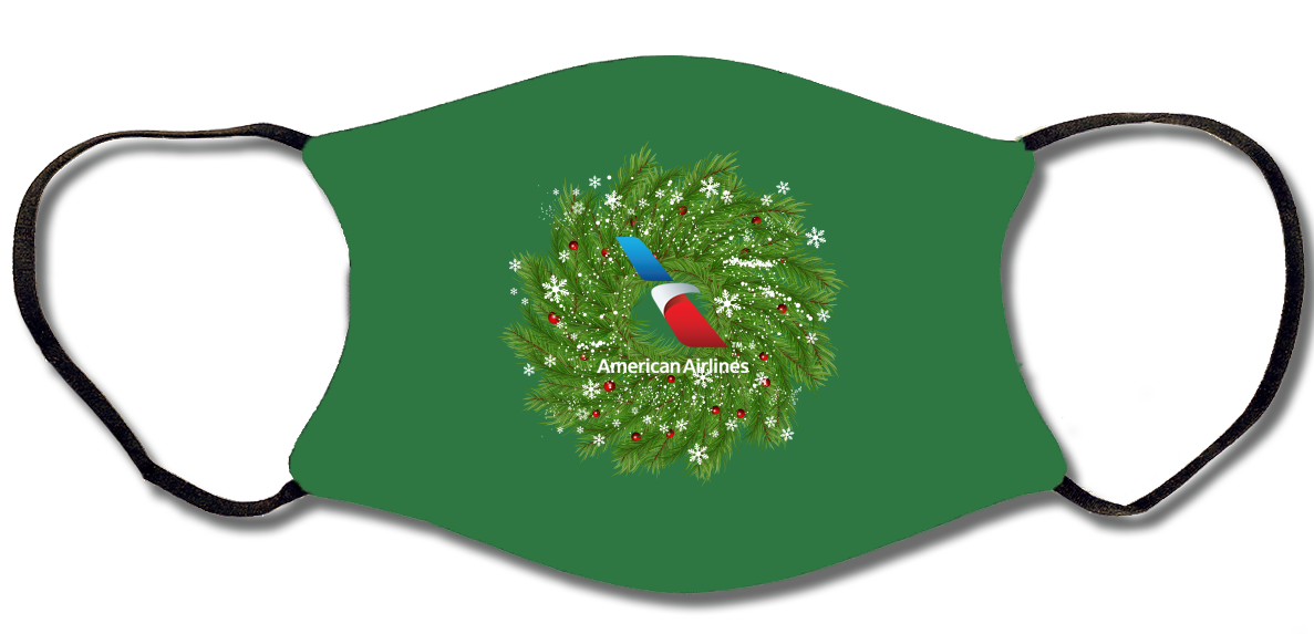 2013 AA Christmas Wreath Face Mask