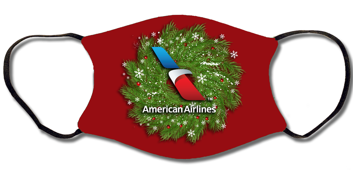 2013 AA Christmas Wreath Face Mask