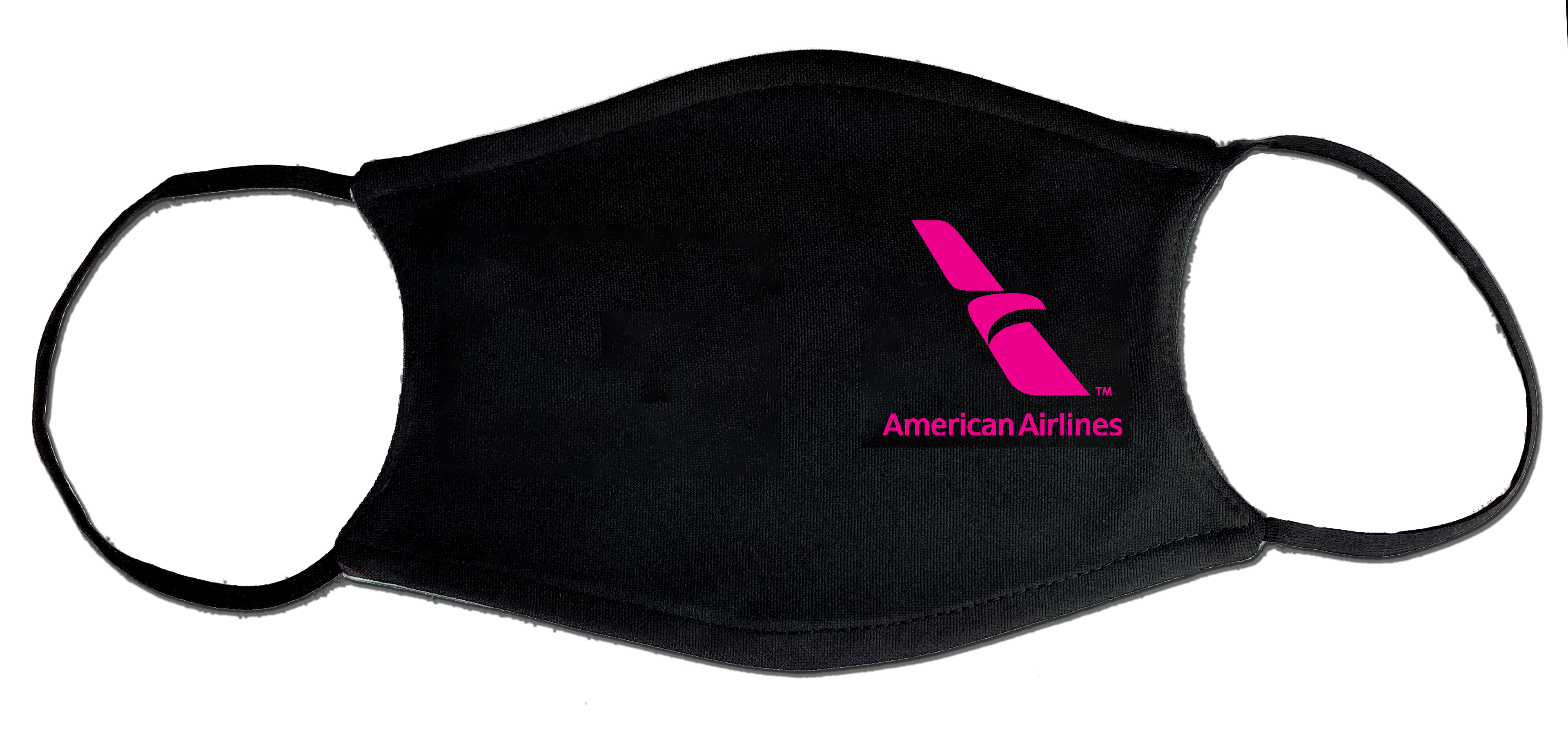 American Airlines Logo in Pink Face Mask
