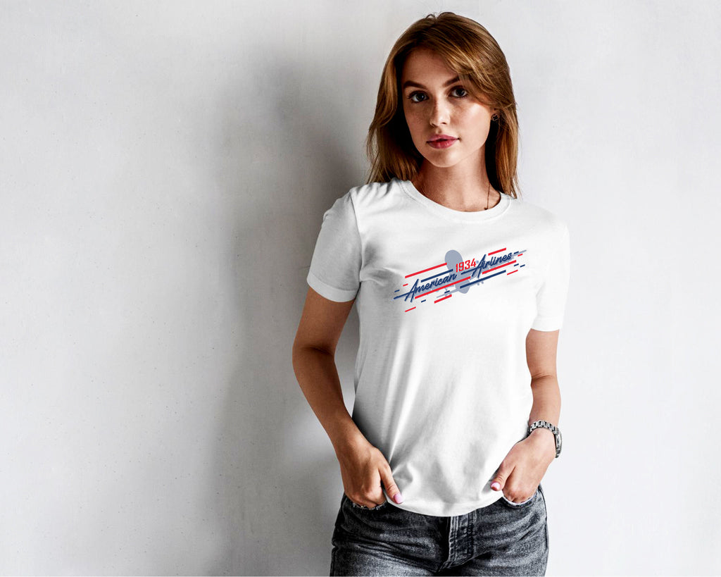 Vintage AA 1934 Plane T-Shirt