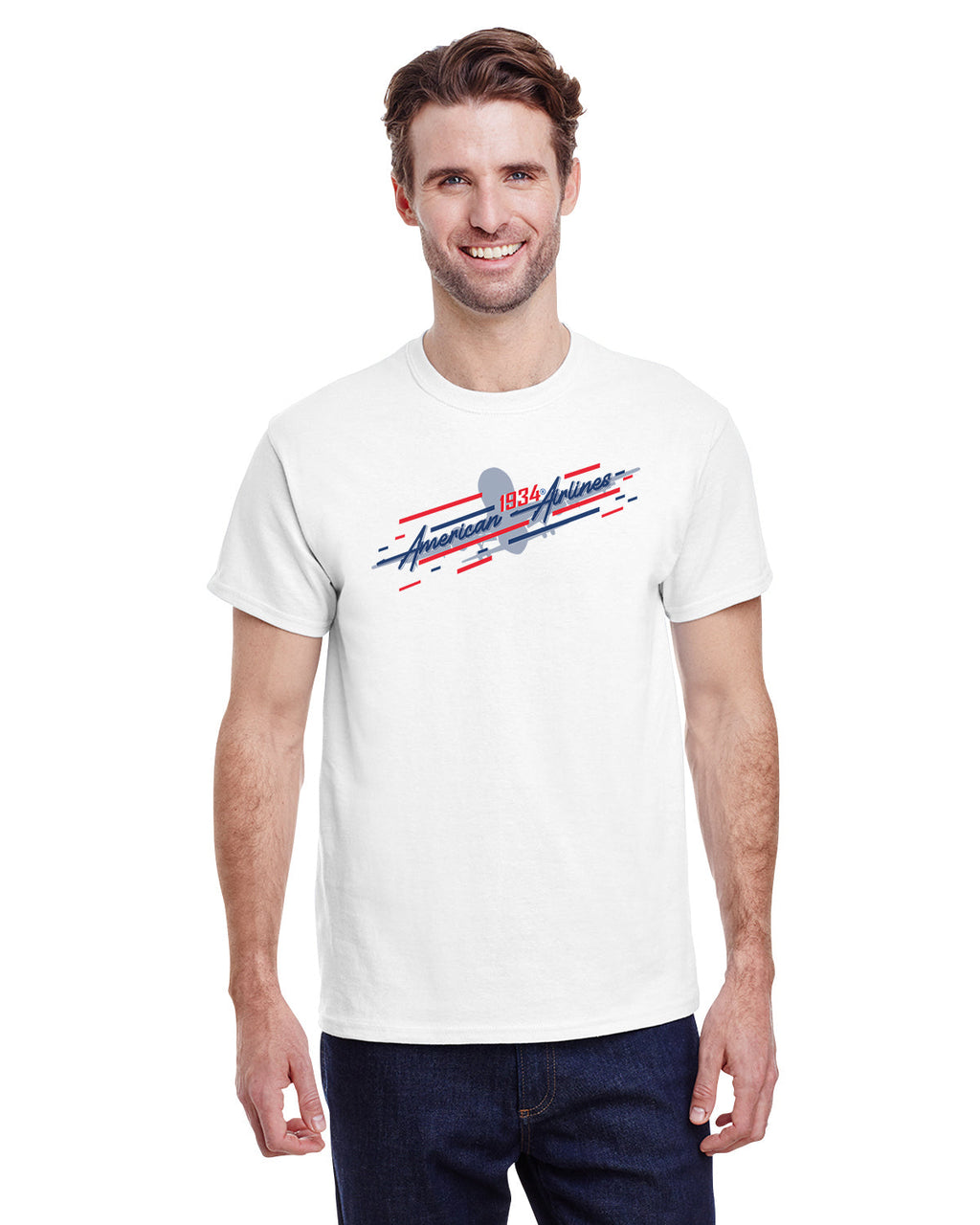 Vintage AA 1934 Plane T-Shirt