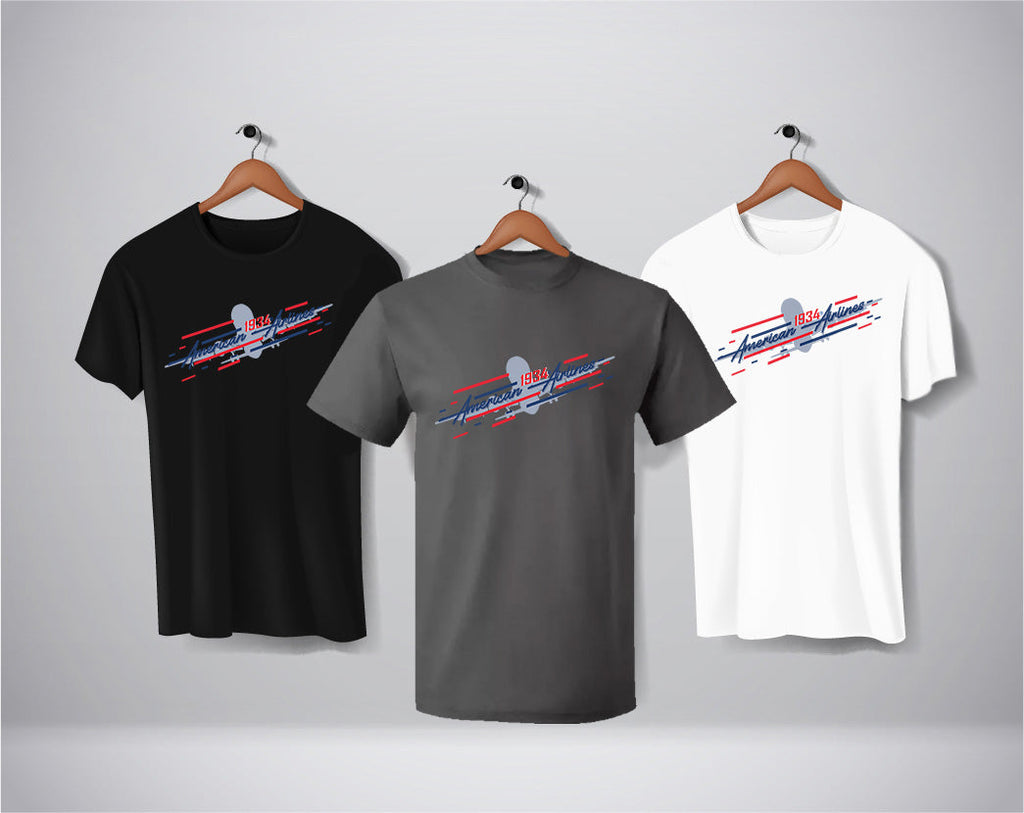 Vintage AA 1934 Plane T-Shirt