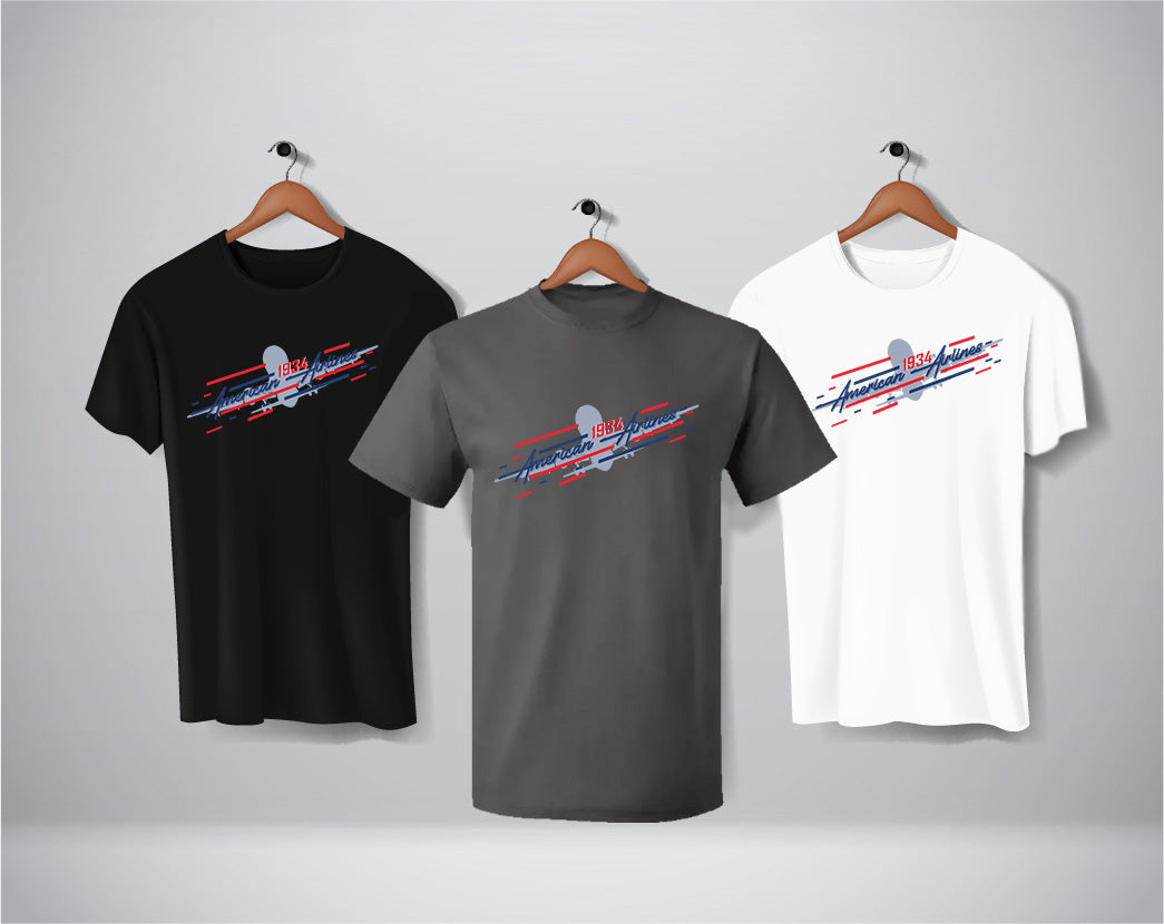 Vintage AA 1934 Plane T-Shirt