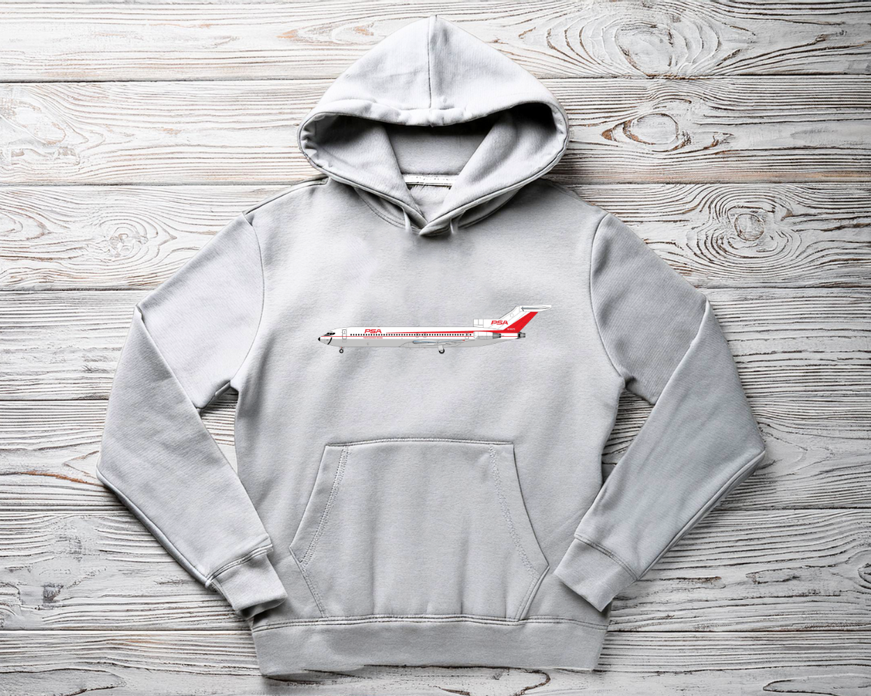 PSA Livery Screen Printed Hooded Sweatshirt