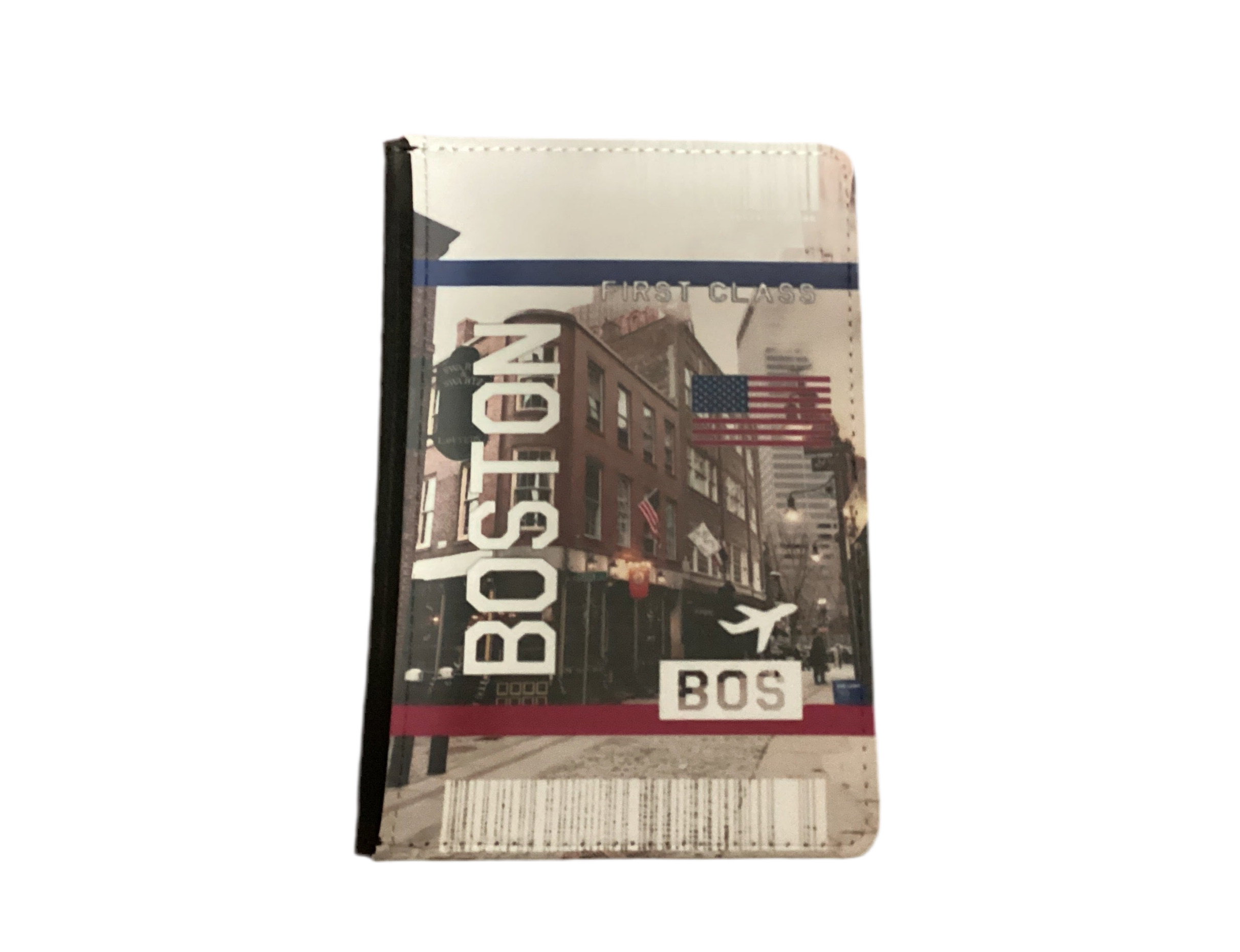 Destination Boarding Ticket - BOS - Passport Case