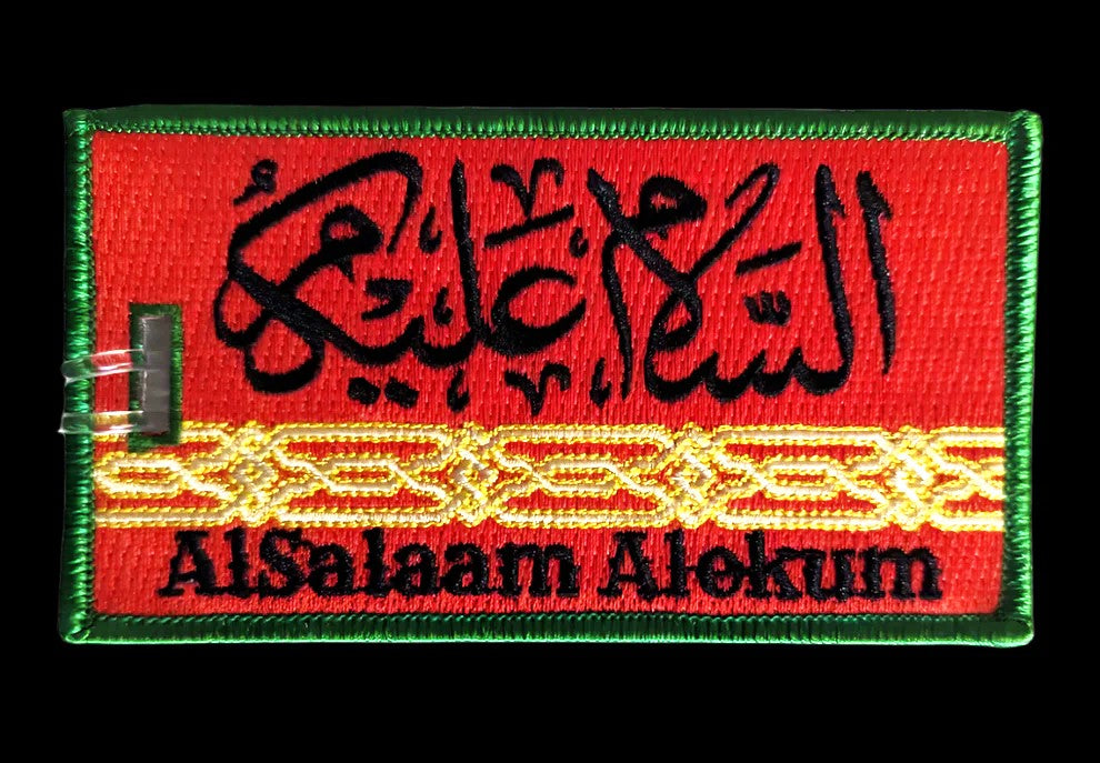 AL SALAAM ALEKUM - Embroidered Bag Tag
