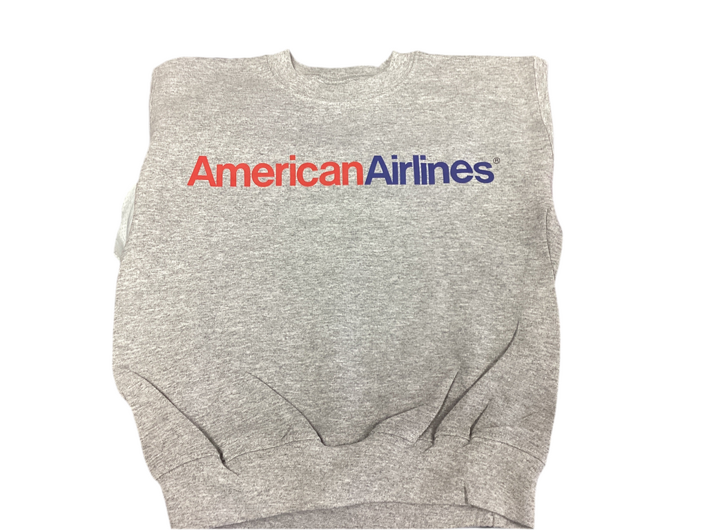 Kids American Airlines - Sport Grey - Full Chest Sweatshirt
