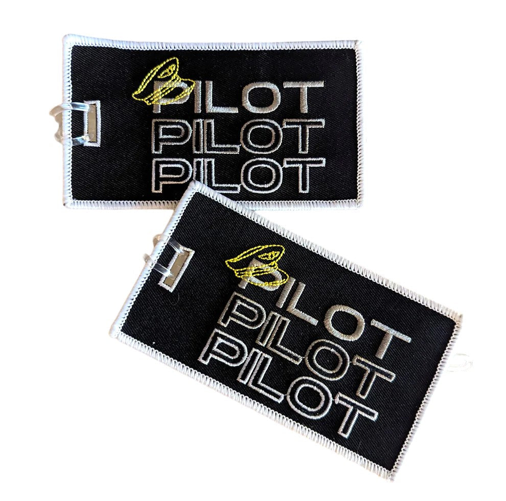 Pilot - Embroidered Bag Tag