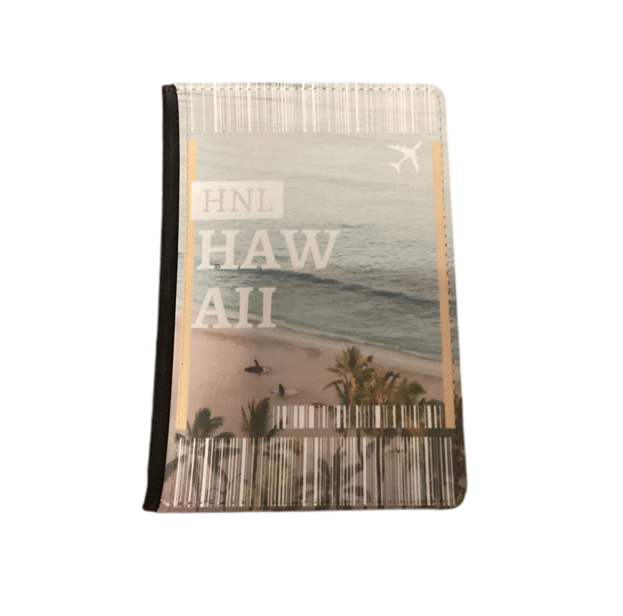 Destination Boarding Ticket - HNL HAWAII - Passport Case