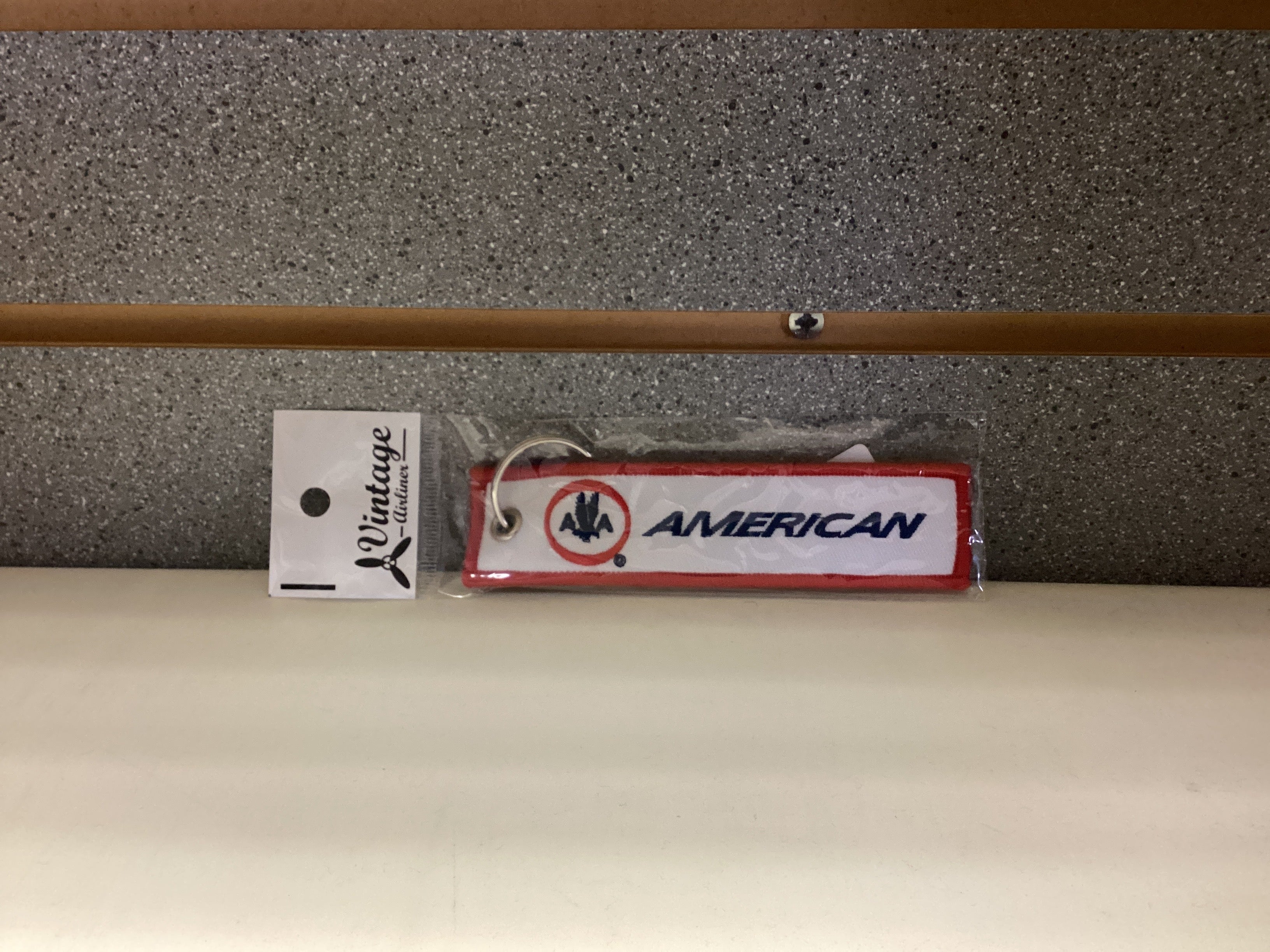 American Airlines Embroidered 1962 Logo Key Tag