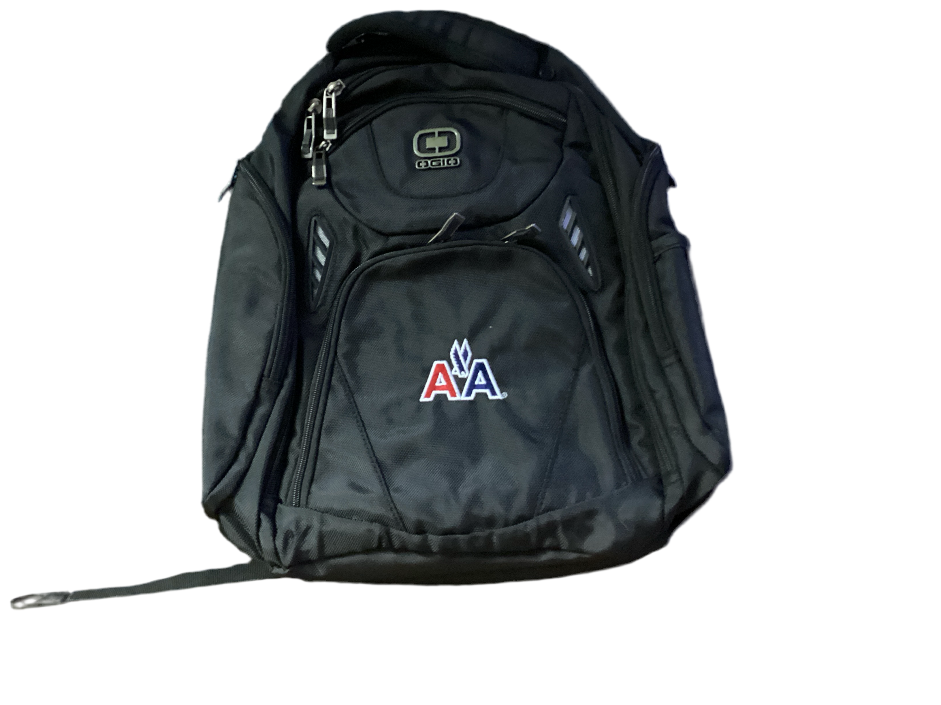 Ogio Mercur Black Backpack with Old AA Logo
