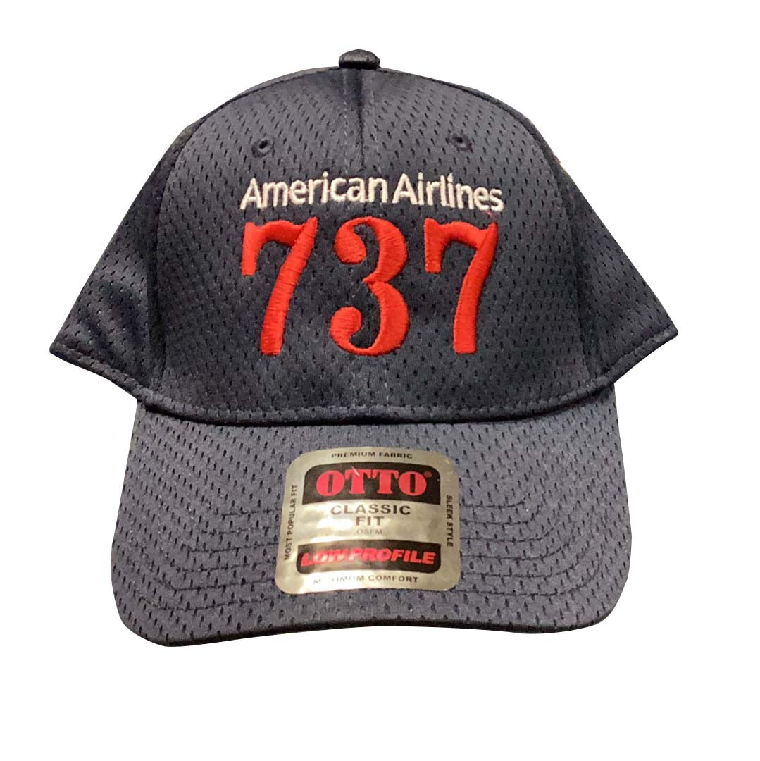 AA 737 - Navy Mesh Cap