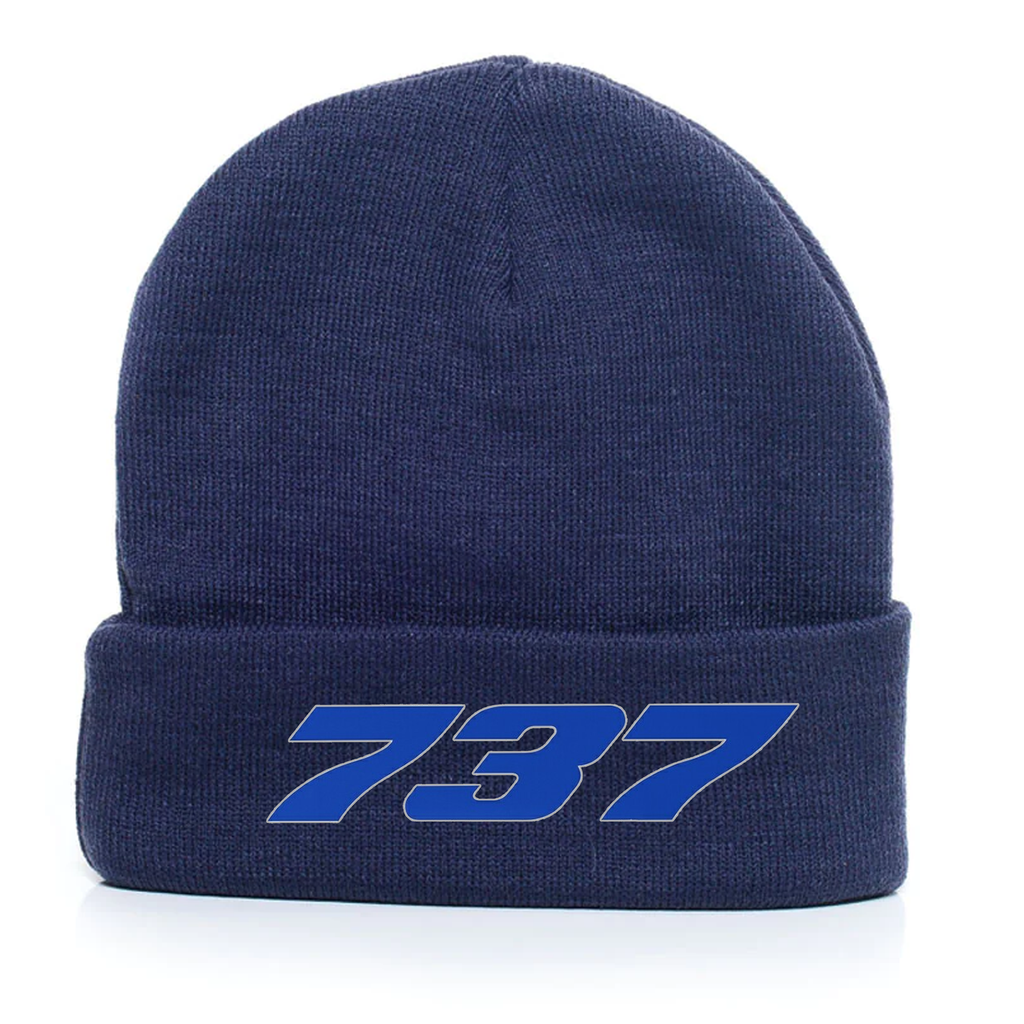 737 Model Number Knit Acrylic Beanies