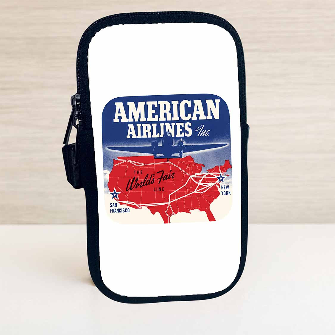 American Airlines World's Fair Travel Pouch