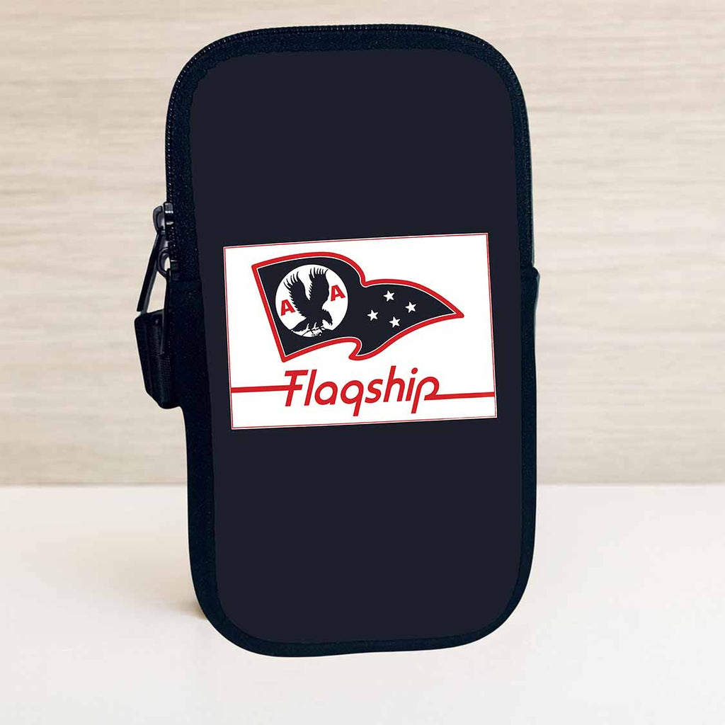 American Airlines Flagship Flag Bag Sticker Travel Pouch