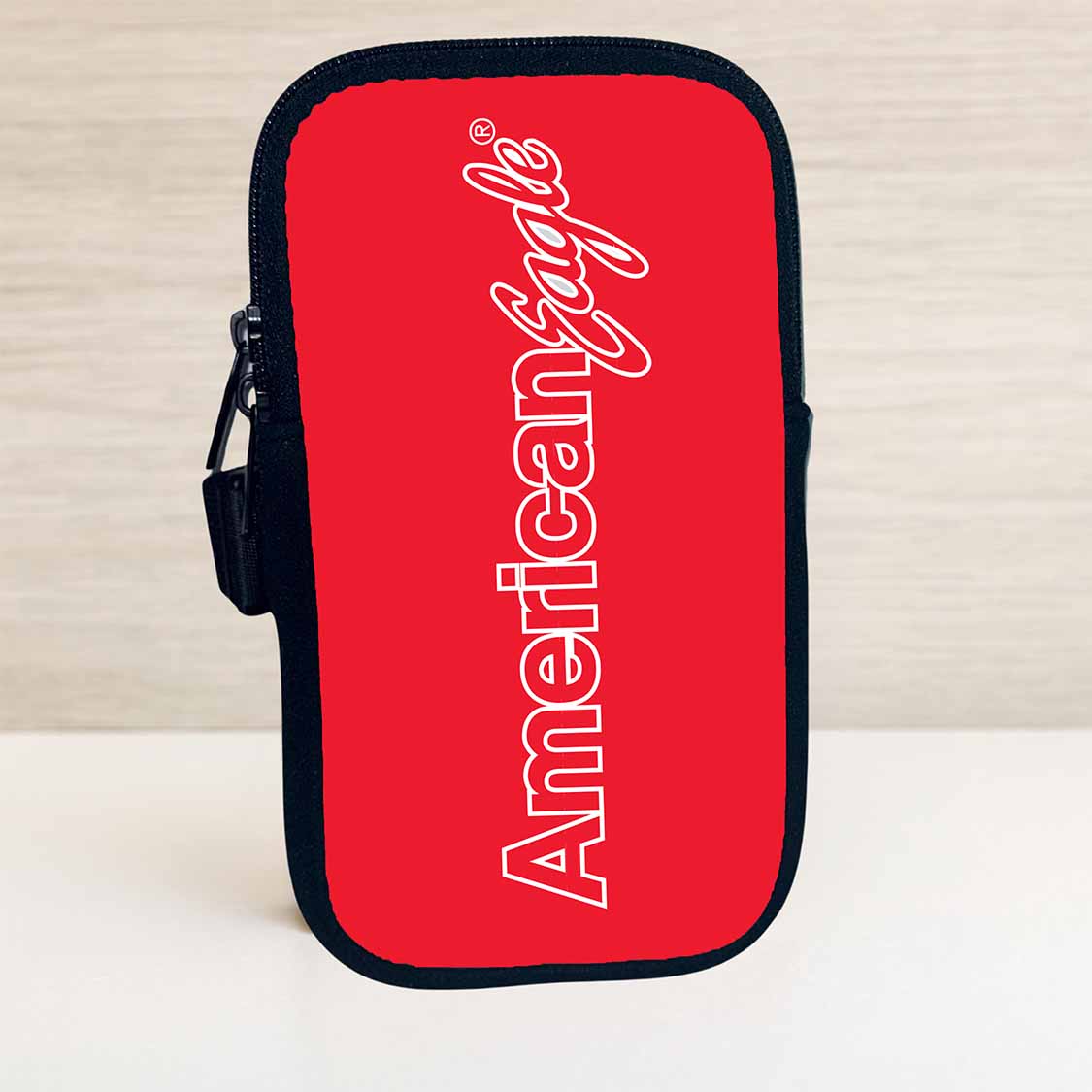American Eagle Red Travel Pouch
