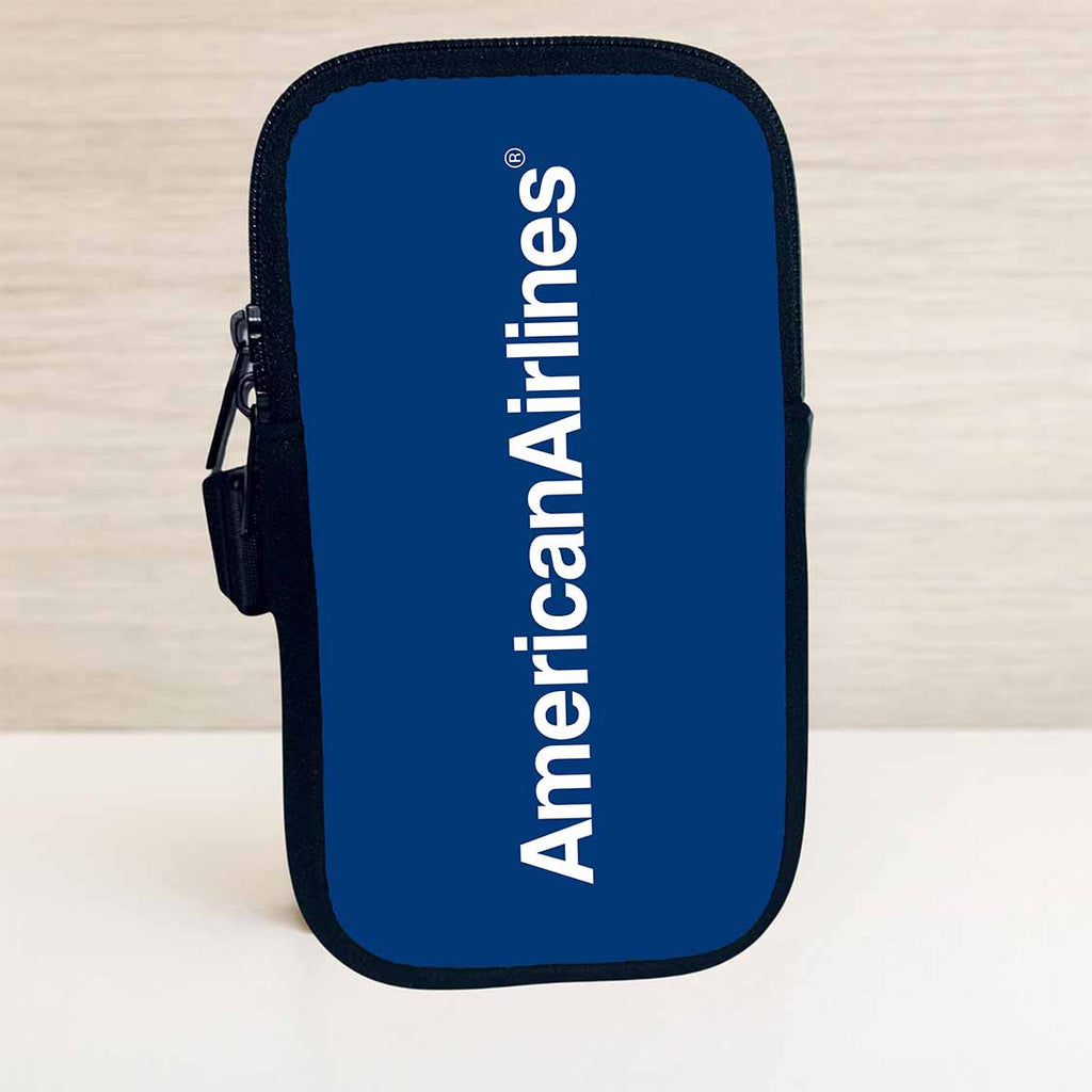 American Airlines Blue Travel Pouch