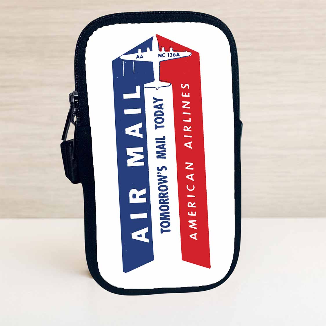 American Airlines Air Mail Sticker Travel Pouch
