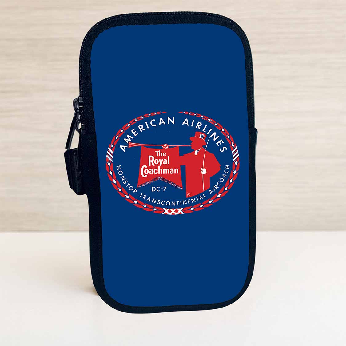 American Airlines 1950's Royal Coachman Travel Pouch