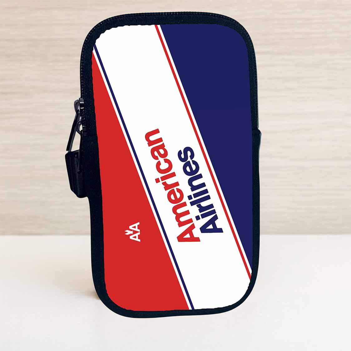 American Airlines 1980's Timetable Cover Travel Pouch