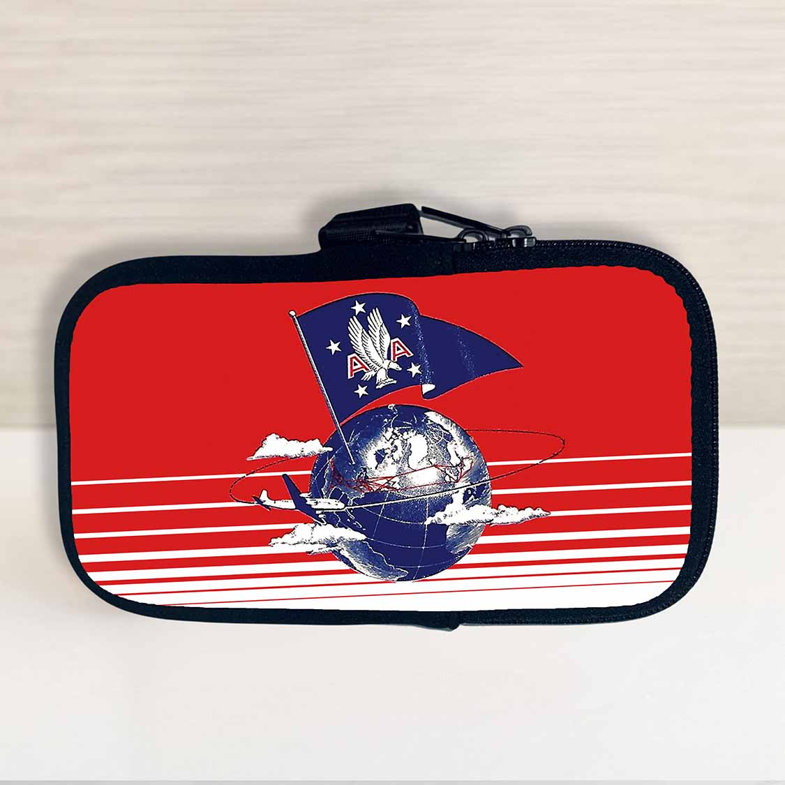 American Airlines 1946 Ticket Jacket Cover Travel Pouchu