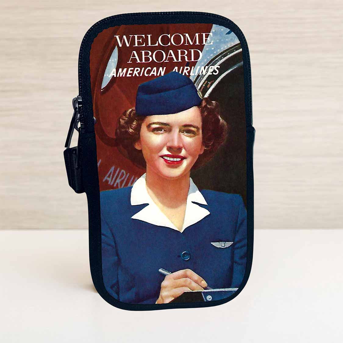 AA 1940's Flight Attendant Travel Pouch