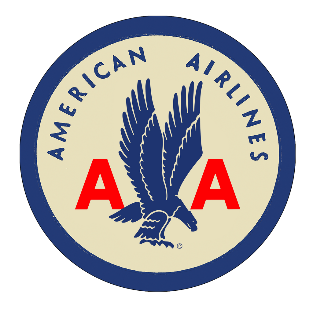American Airlines 1940's Round Decal Stickers