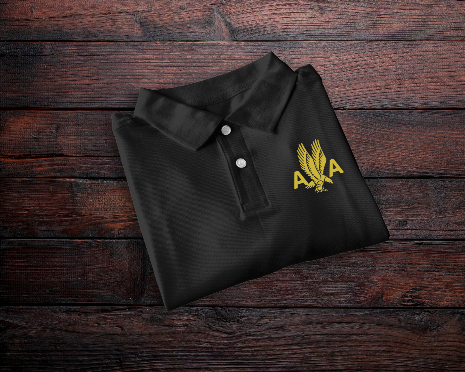 AA 1940 Logo Embroidered Wicking Polo