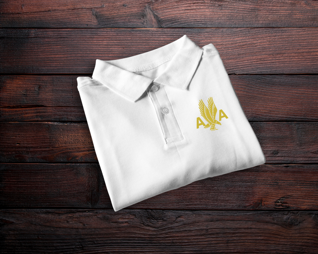 AA 1940 Logo Embroidered Wicking Polo