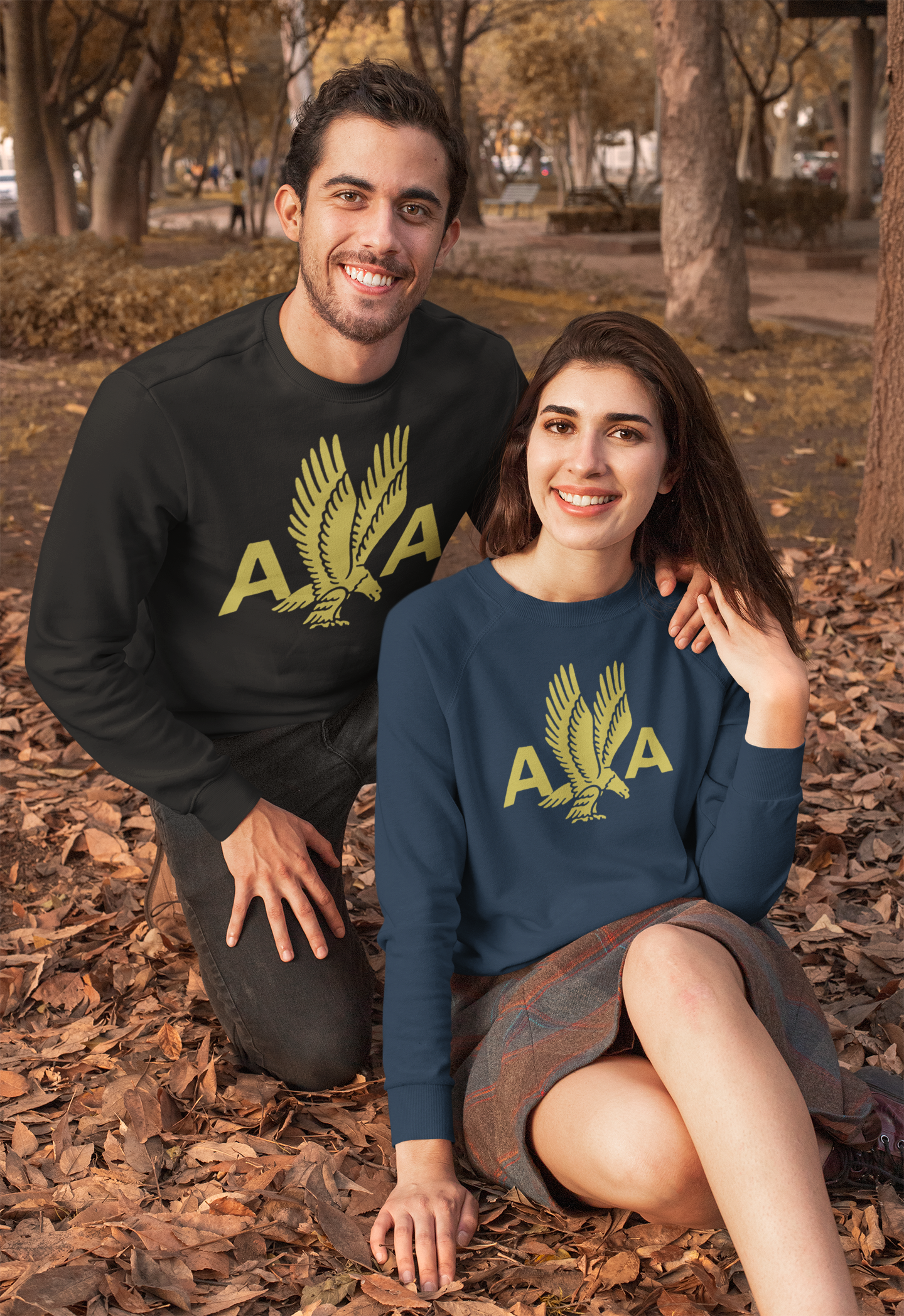 AA 1940's Logo - Full Chest - Embroidered Sweatshirt