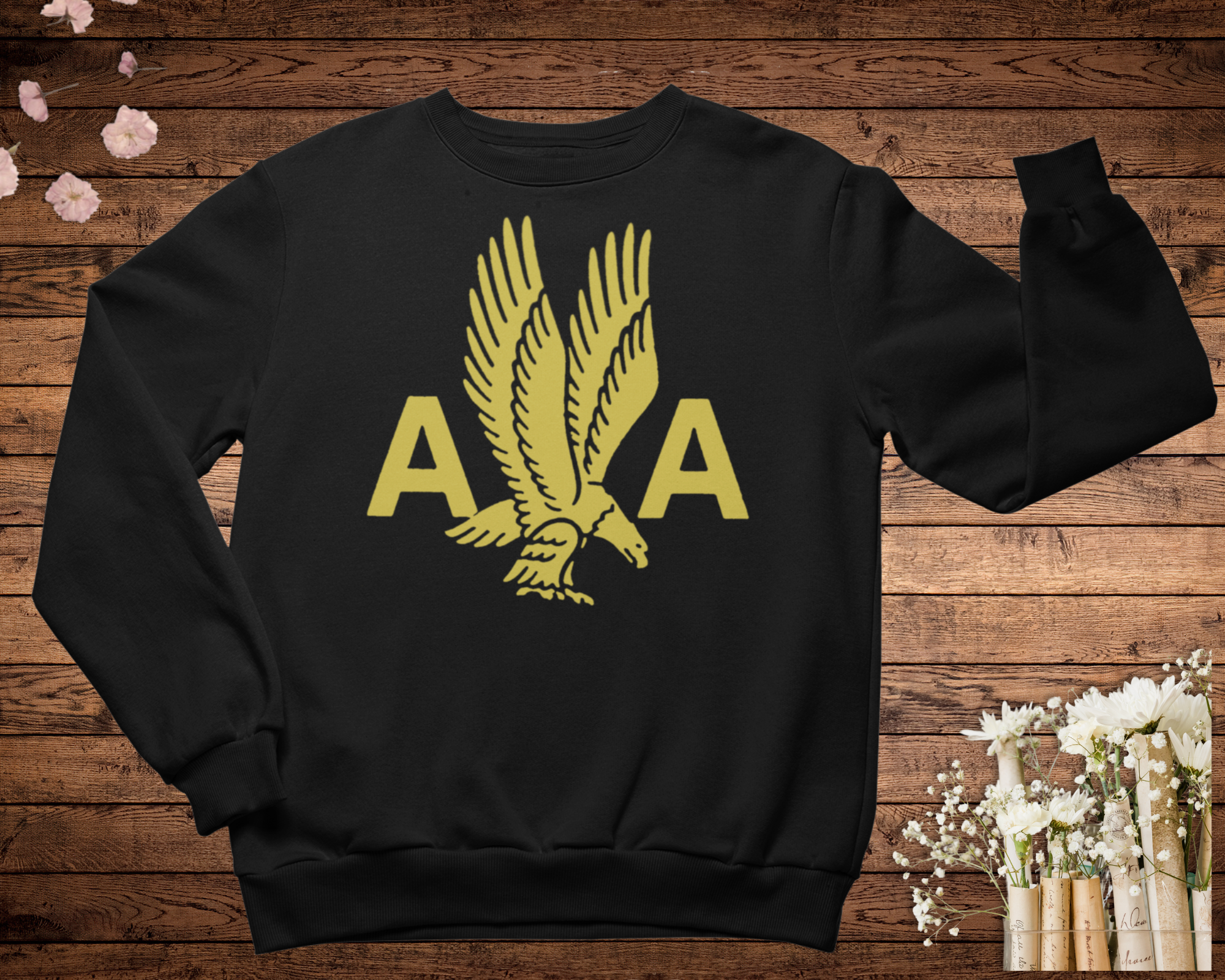AA 1940's Logo - Full Chest - Embroidered Sweatshirt