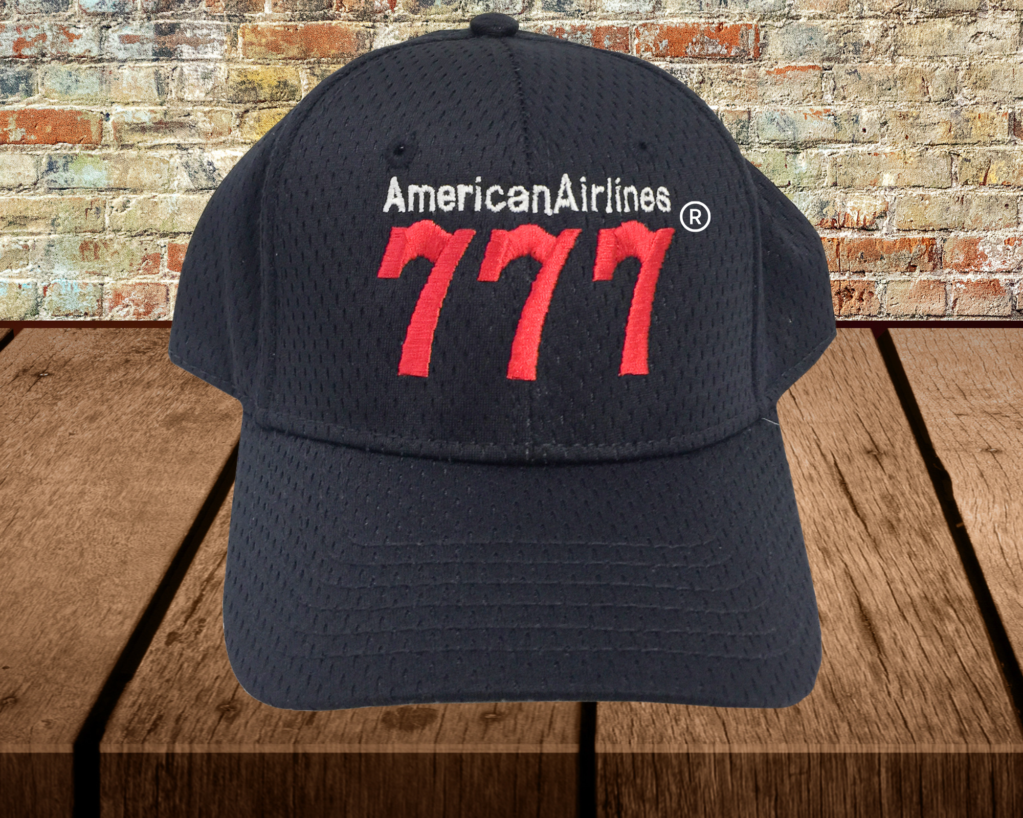 AA 777 Mesh Cap Navy Mesh
