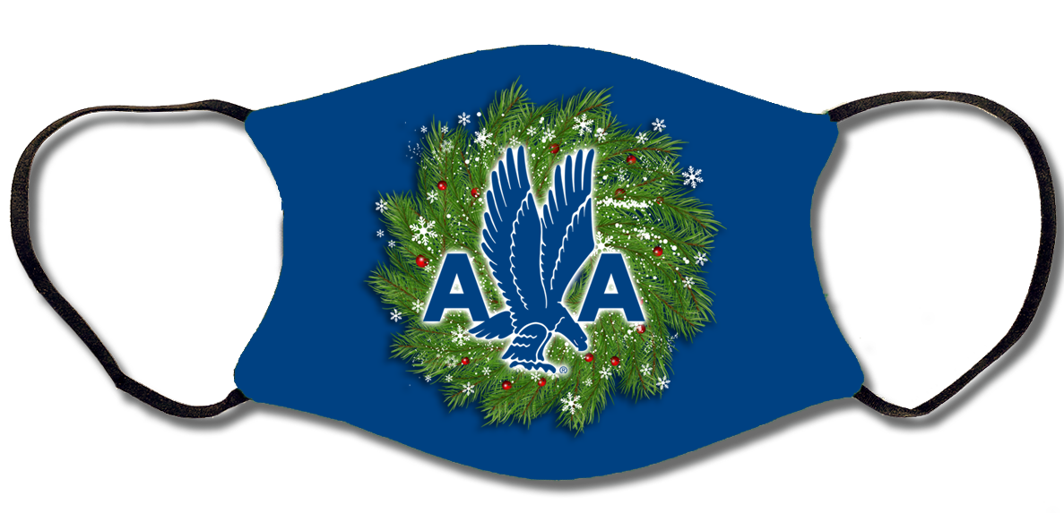 AA Eagle Christmas Face Mask