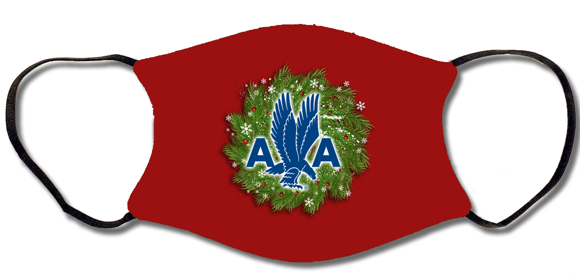 AA Eagle Christmas Face Mask