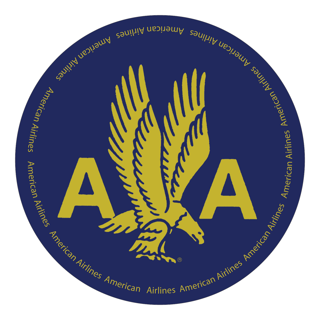 AA Gold Eagle Circled - Round Sandstone Coaster