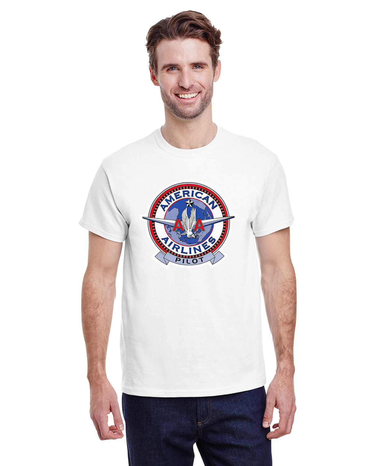 American Airlines Pilot Bag Sticker T-shirt