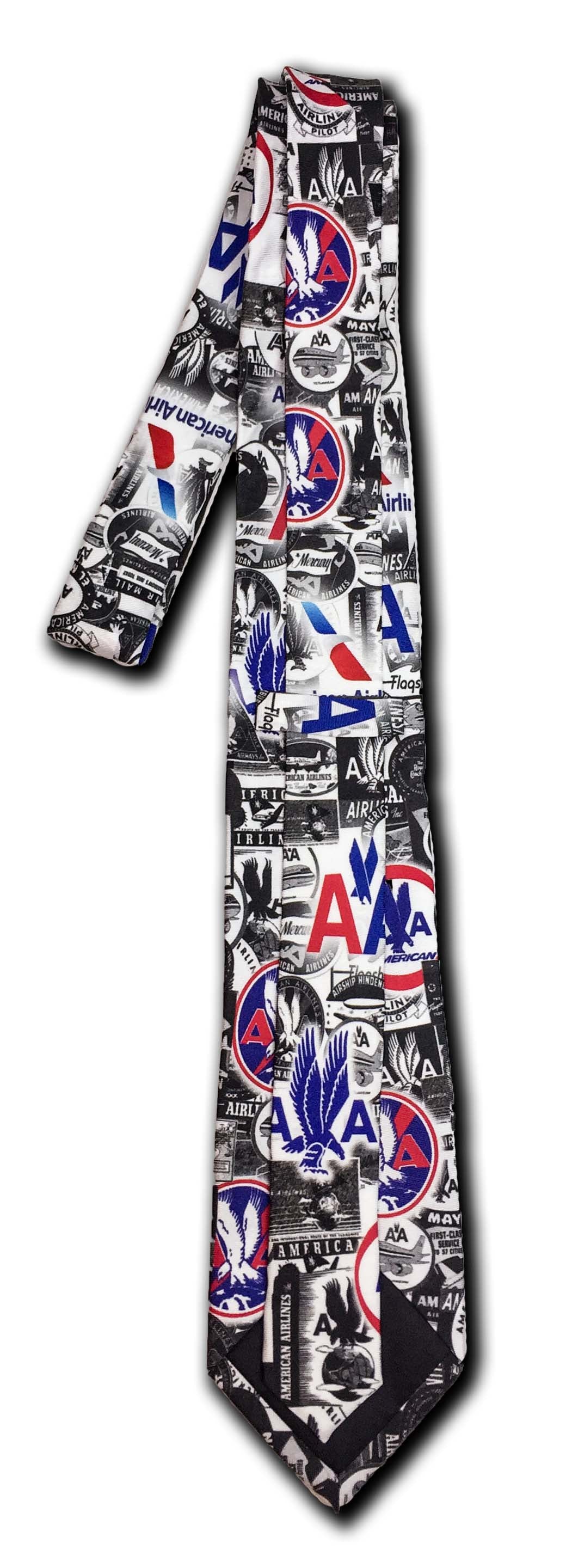 Legacy American Airlines Logos Tie (AA Logo's Only)