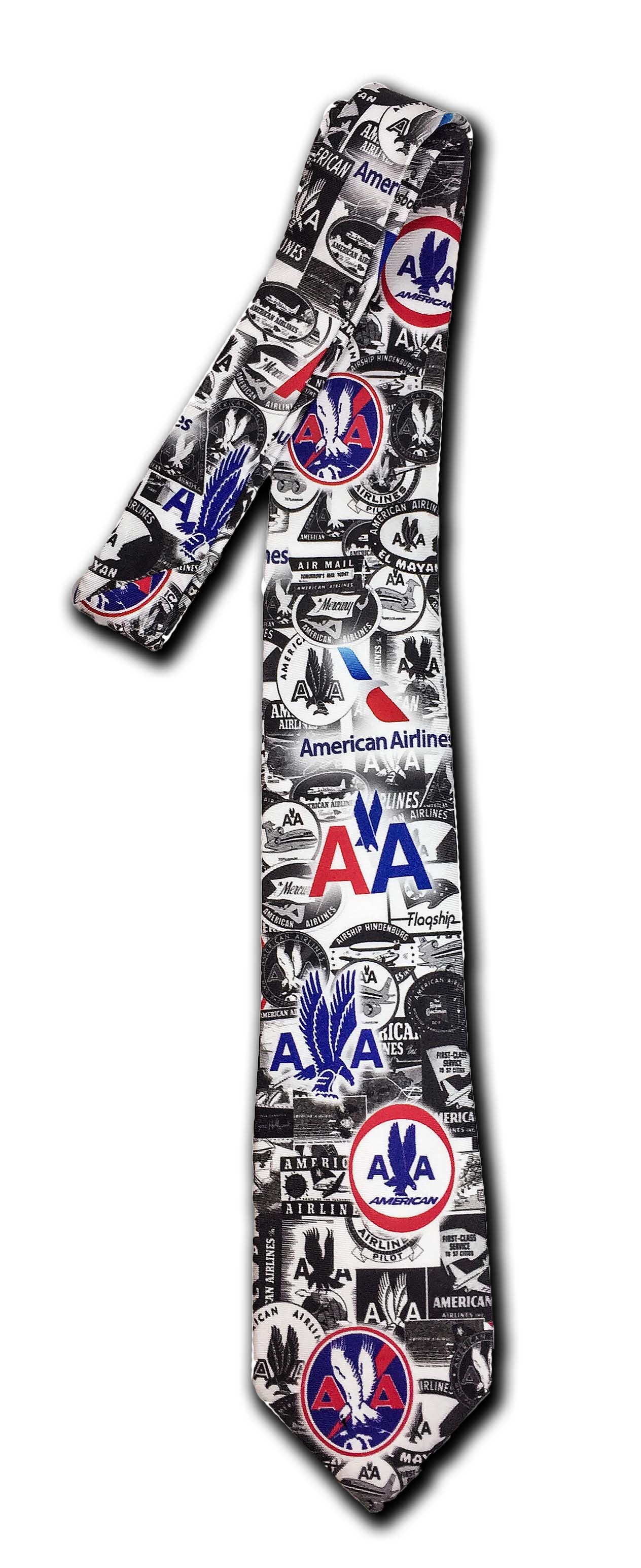 Legacy American Airlines Logos Tie (AA Logo's Only)