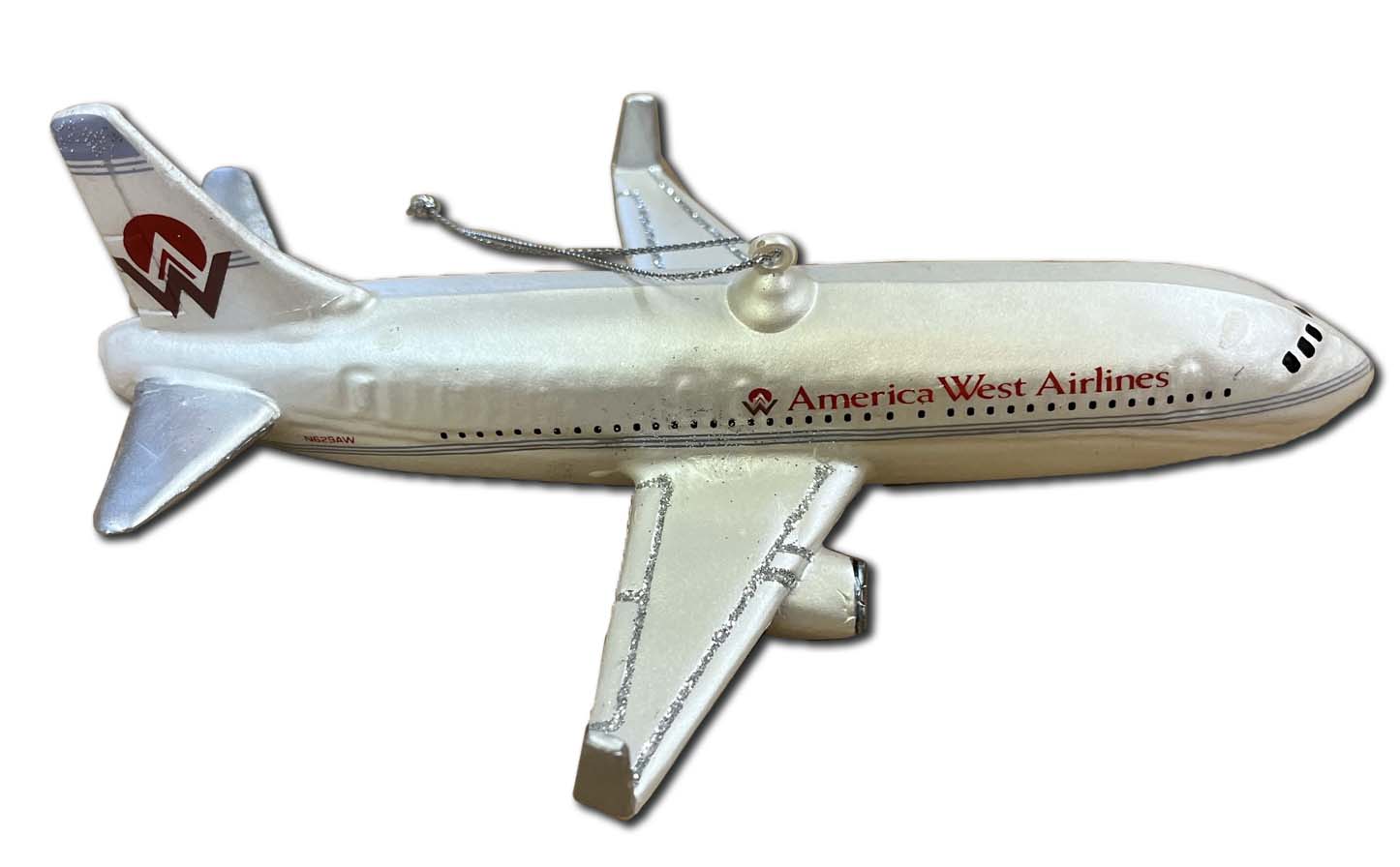 Old AA Livery Airplane Christmas Ornament