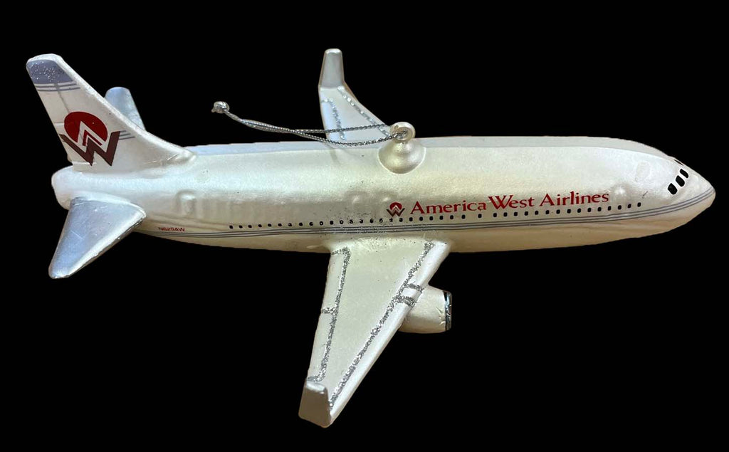 America West Livery Airplane Christmas Ornament