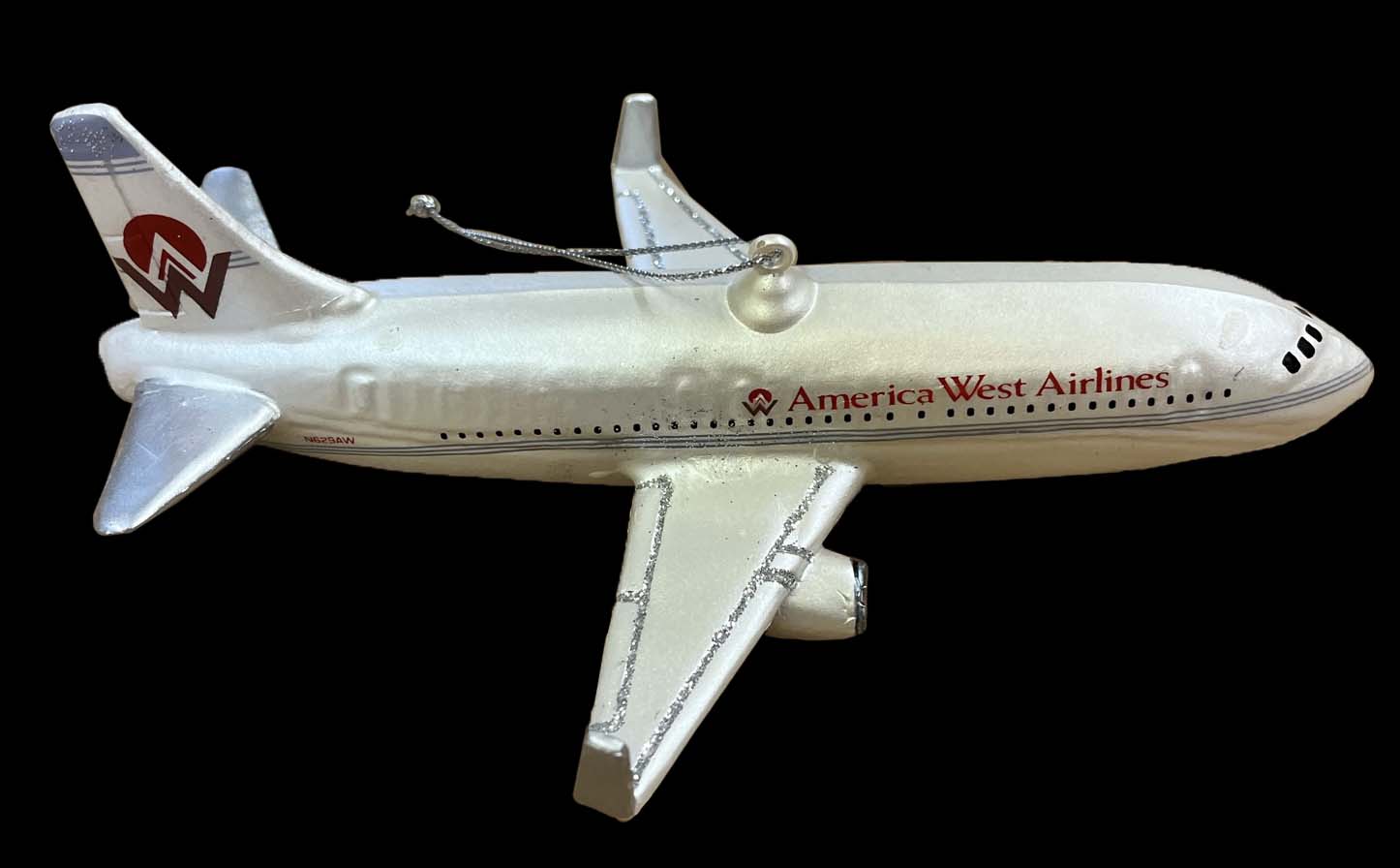 America West Livery Airplane Christmas Ornament