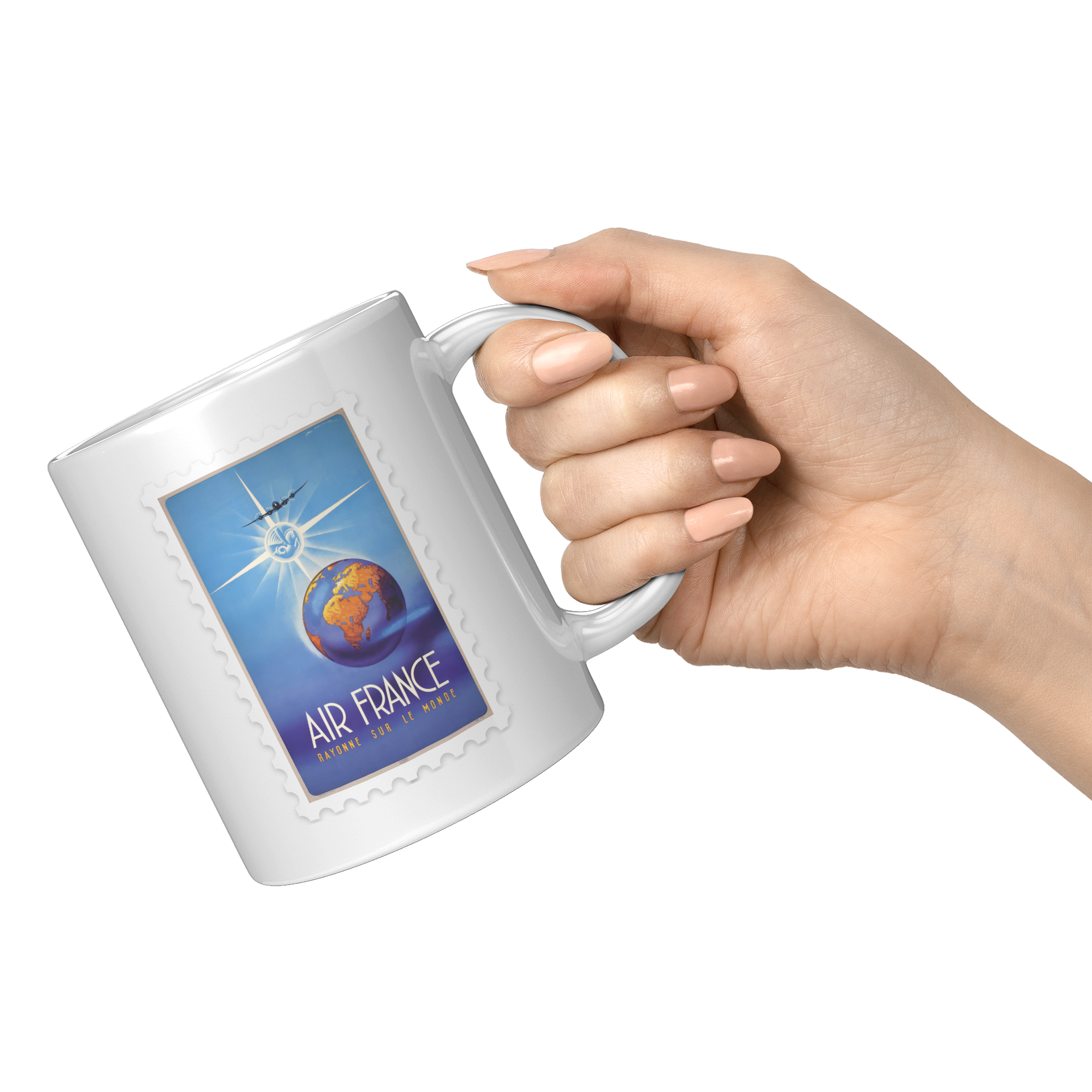 Air_France_1950s_Travel_Poster_Coffee_Mu_11oz_White_RH_Model_Mockup.png