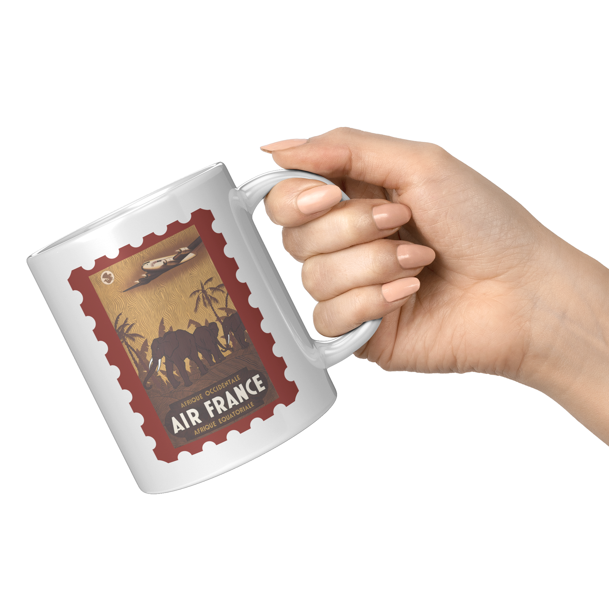 Air_France_Africa_Travel_Poster_1950s_Co_11oz_White_RH_Model_Mockup.png
