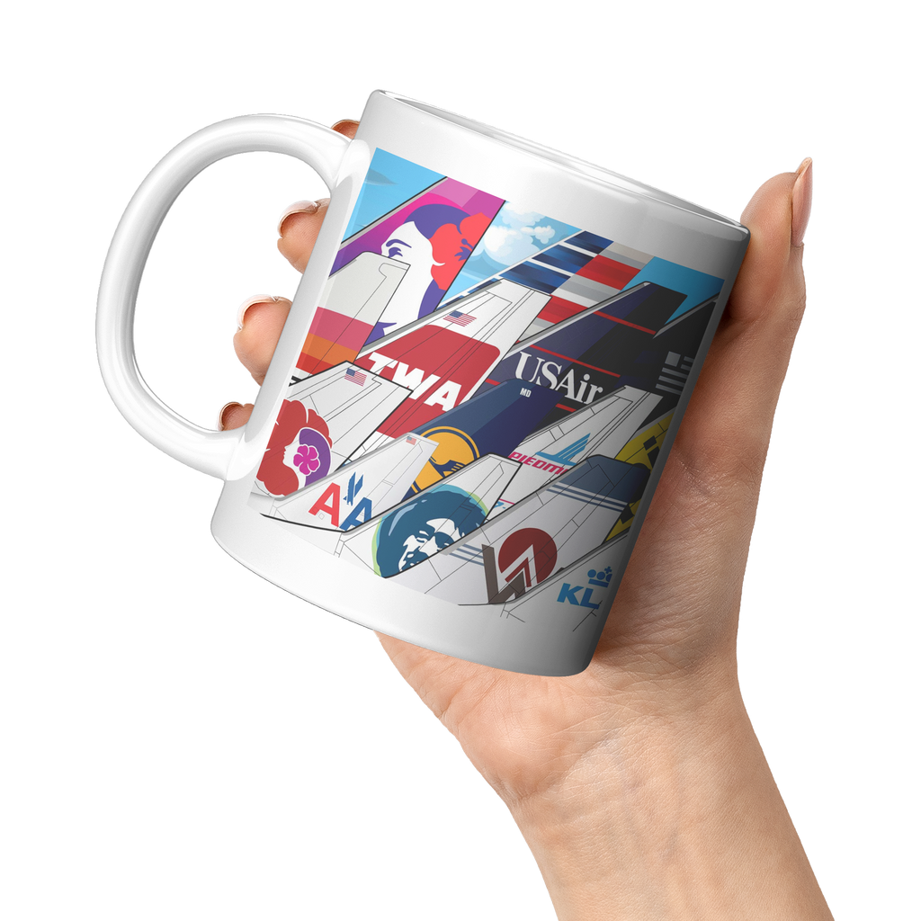 Airline_Tails_Collage_-_Aviation_Fan_Per_11oz_White_LH_Model_Mockup.png