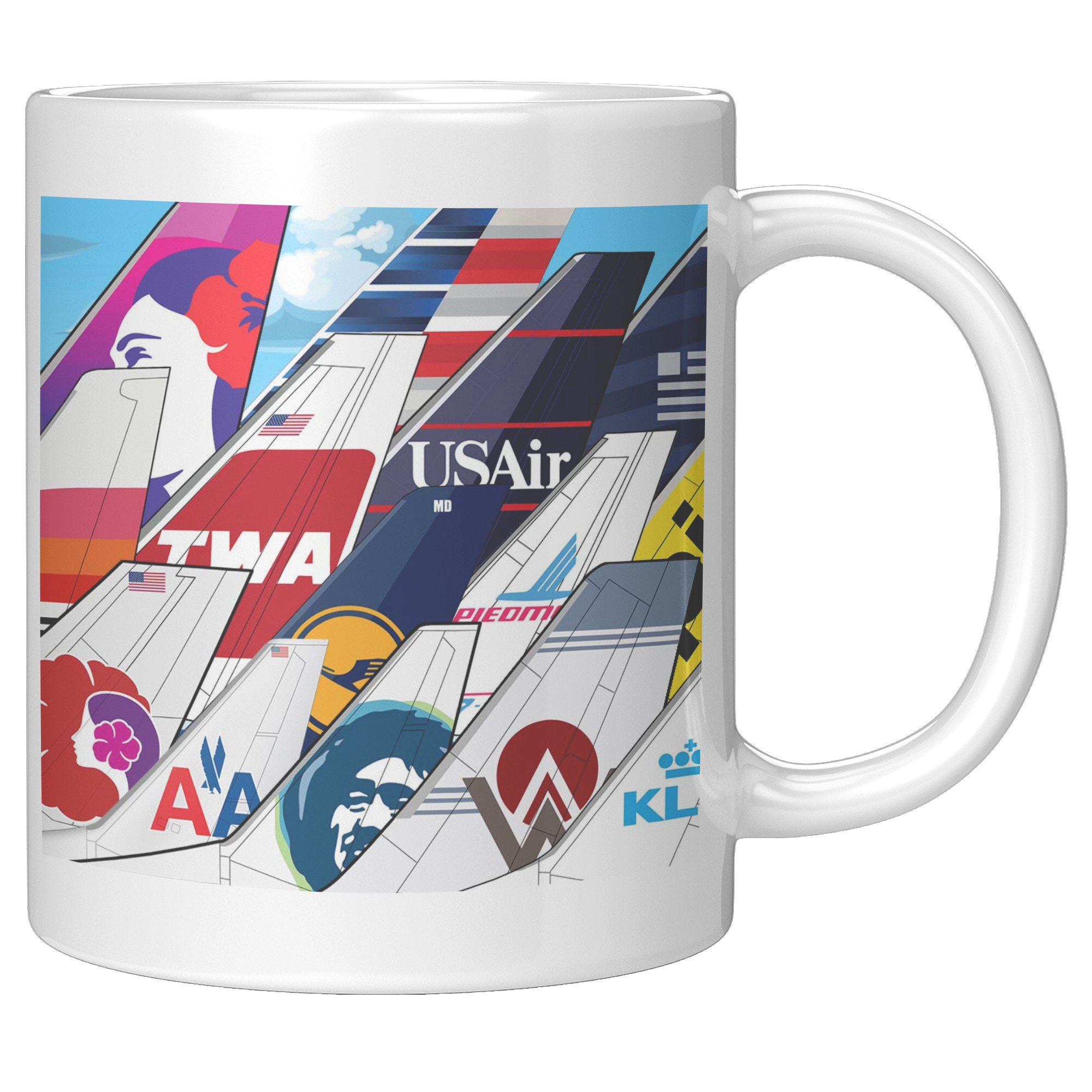 Airline_Tails_Collage_-_Aviation_Fan_Per_11oz_White_RH_Mockup.png