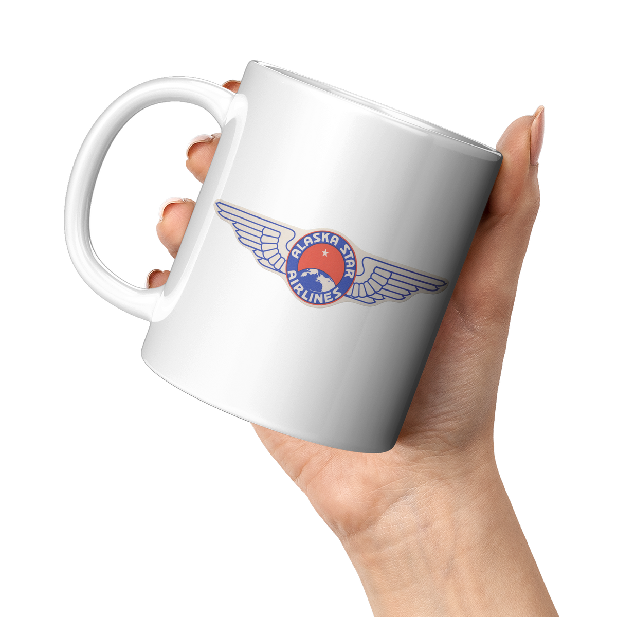 Alaska_Star_Airlines_Vintage_Wings_Stick_11oz_White_LH_Model_Mockup.png_16299455